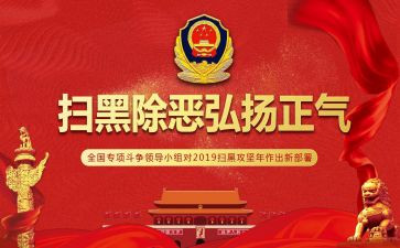 扫黑队事迹材料8篇